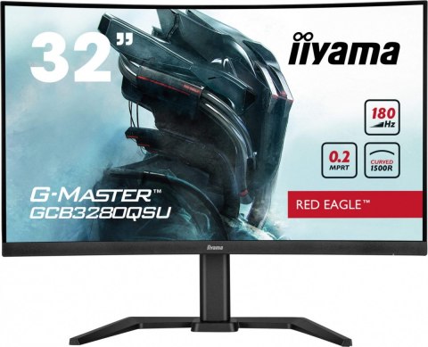 Monitor 32 cale GCB3280QSU-B2,VA,QHD,180Hz,1500R,0.2ms,4xUSB,350cd IIYAMA