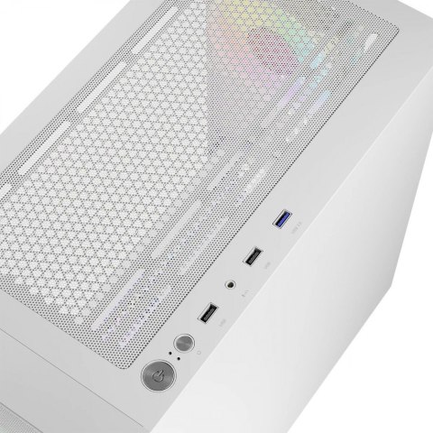 Obudowa Komputerowa Logic Portos ARGB Mini USB 3.0 Biała Logic Concept