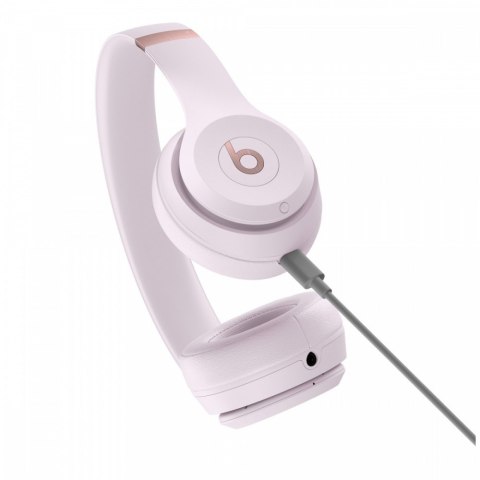 Słuchawki bezprzewodowe Beats Solo 4, pudrowy Apple