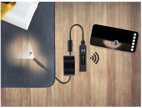 Kamera endoskopowa HardWire 5M 8MM LED WIFI Tracer