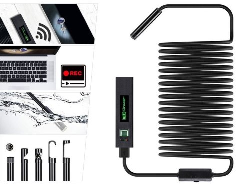 Kamera endoskopowa HardWire 5M 8MM LED WIFI Tracer