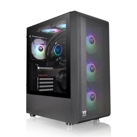 Obudowa - S200 Tempered Glass ARGBx3 Czarna Thermaltake