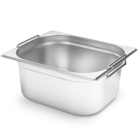 Pojemnik gastronomiczny GN 1/2 z chowanymi uchwytami 325x265x150mm 9.5L Hendi 817346 Hendi