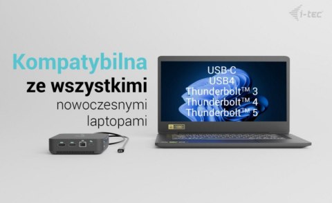 Stacja dokująca USB-C DP Dual HDMI Power Delivery 100W I-tec