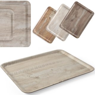 Taca do serwowania laminowana jasne drewno 430 x 330 mm - Hendi 508862 Hendi