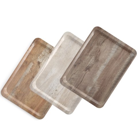 Taca do serwowania laminowana jasne drewno 430 x 330 mm - Hendi 508862 Hendi