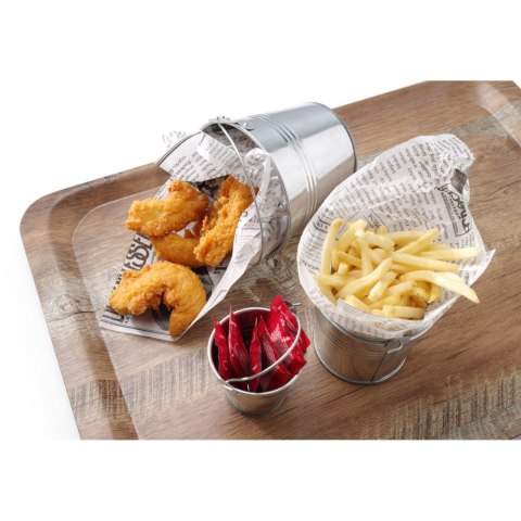 Taca do serwowania laminowana jasne drewno 430 x 330 mm - Hendi 508862 Hendi