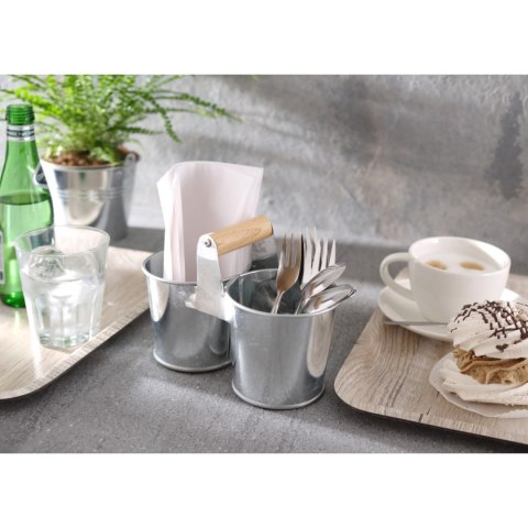 Taca do serwowania laminowana jasne drewno 430 x 330 mm - Hendi 508862 Hendi