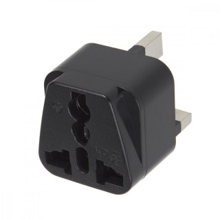 Adapter gniazdo EU na wtyk UK MCE154 Czarny Maclean