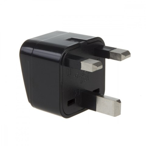 Adapter gniazdo EU na wtyk UK MCE154 Czarny Maclean