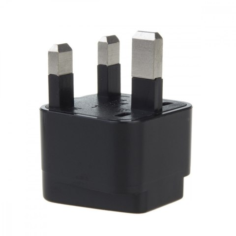 Adapter gniazdo EU na wtyk UK MCE154 Czarny Maclean