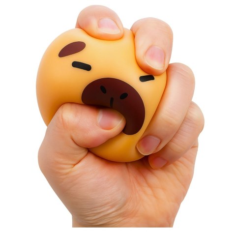 Gniotek Antystresowy Elastyczny Kapibara Brązowa 5,5 cm LEAN TOYS