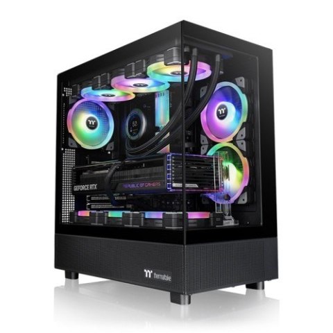 Obudowa View 270 Tempered Glass, szklany bok, CT140 Fan - Czarna Thermaltake