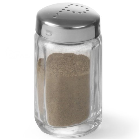 Pieprzniczka szklana śr. 40mm wys. 70mm zestaw 6szt. - Hendi 461167 Hendi