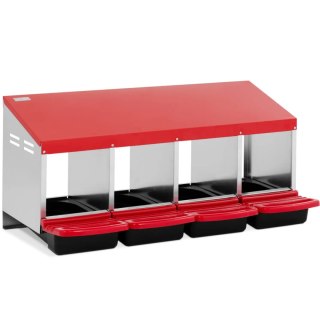 Gniazdo dla kur niosek ścienne 4 komory STAL 52 x 107.5 x 49 cm WIESENFIELD