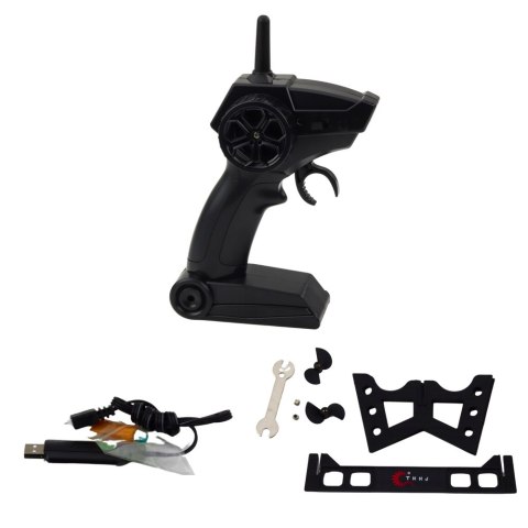 Łódź Motorówka Zdalnie Sterowana RC 1:28 Policyjna Niebieska LEAN Toys