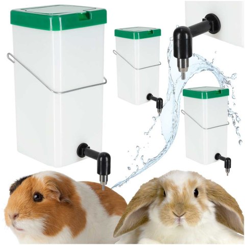 Poidło kropelkowe dla królików gryzoni poidełko 1l zestaw 3 sztuki Kik Sp. z o. o. Sp. k.