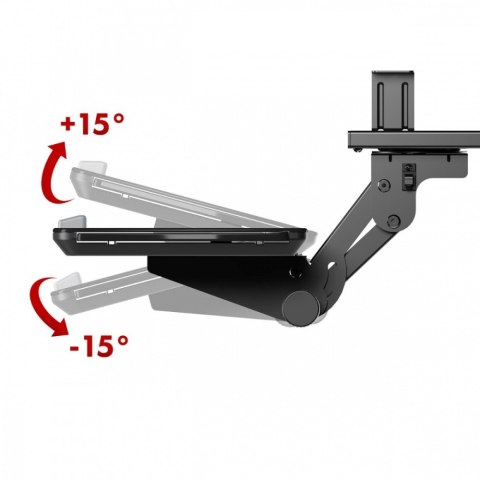 Uchwyt na klawiaturę max 5kg, MC-156 B regulowany, podbiurkowy Maclean