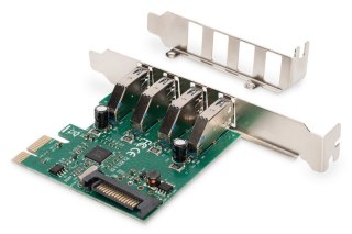 Karta rozszerzeń/Kontroler USB 3.0 PCI Express, 4xUSB 3.0, Chipset: VL805 Digitus