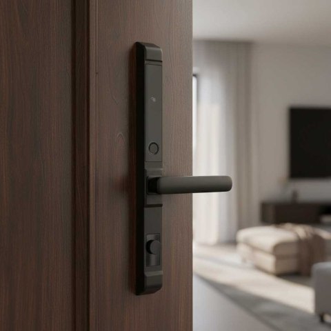 Klamka do drzwi zamek elektroniczny szyfrowy na kod odcisk palca kartę Kik Sp. z o. o. Sp. k.