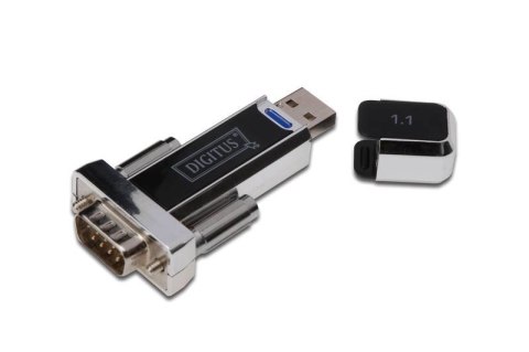 Konwerter/Adapter USB 1.1 do RS232 (DB9) z kablem Typ USB A M/Ż 80cm Digitus