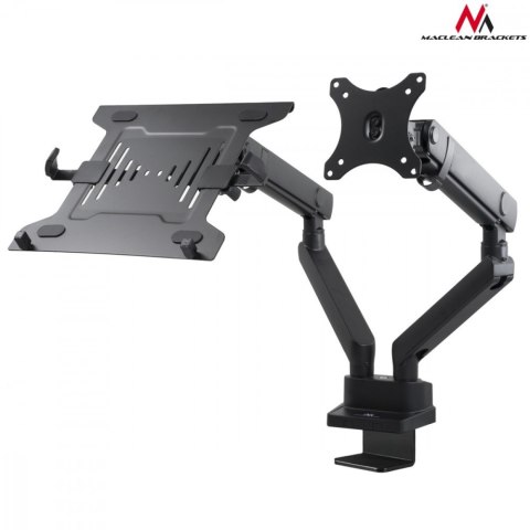 Uchwyt biurkowy podwójny na monitor/laptop MC-813 Maclean