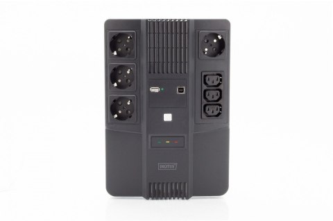 Zasilacz awaryjny UPS Line-Interactive 600VA/360W AVR Digitus