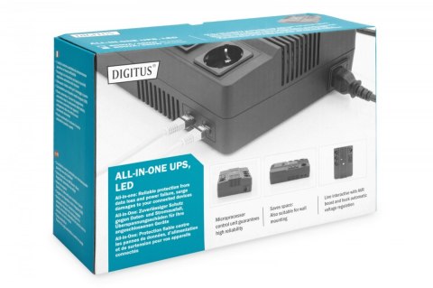 Zasilacz awaryjny UPS Line-Interactive 600VA/360W AVR Digitus
