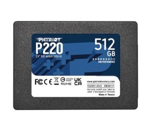 Dysk SSD 512GB P220 550/500MB/s SATA III 2.5 cala Patriot