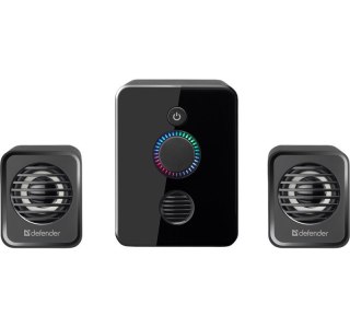 Głośniki komputerowe V12 2.1 11W USB podświetlenie LED Defender