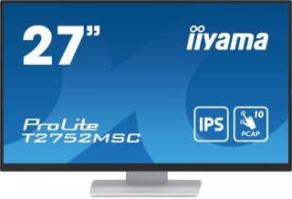 Monitor 27 cali T2752MSC-W1 10 PKT. POJ,IPS,HDMI,DP,2x2USB(3.2),2x1W400cd/m2,7H IIYAMA
