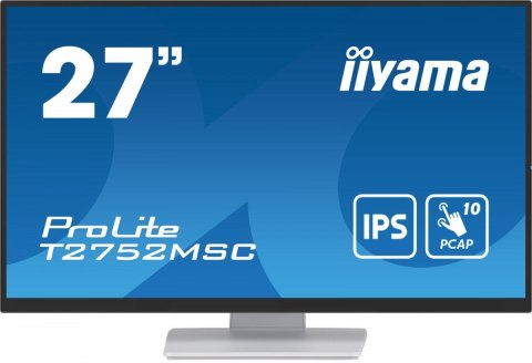 Monitor 27 cali T2752MSC-W1 10 PKT. POJ,IPS,HDMI,DP,2x2USB(3.2),2x1W400cd/m2,7H IIYAMA