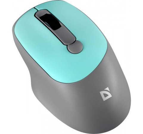 Mysz bezprzewodowa silent click FEAM MM-296 RF 1600 DPI Miętowa Defender