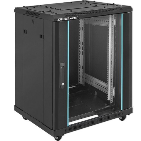 Szafa RACK 19" | 15U | 600 x 600 x 855 | stalowa obudowa Qoltec