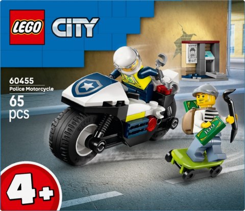 Klocki City 60455 Pościg na motocyklu policyjnym LEGO