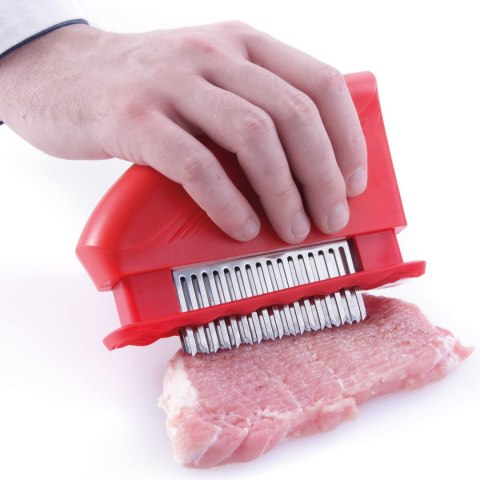 Maszynka kotleciarka do zmiękczania mięsa czerwona Profi Line - Hendi 843451 Hendi