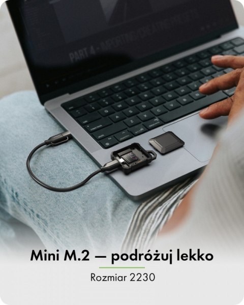 Obudowa mini IB-1601MP-CU31 Mini M.2 NVMe obudowa dla M.2 2230 IcyBox