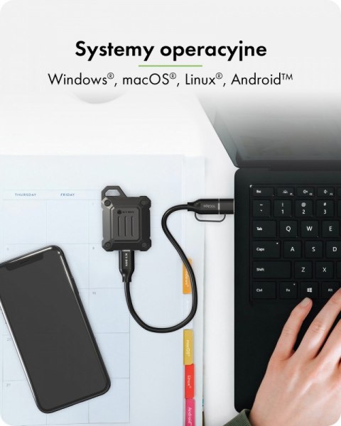 Obudowa mini IB-1601MP-CU31 Mini M.2 NVMe obudowa dla M.2 2230 IcyBox