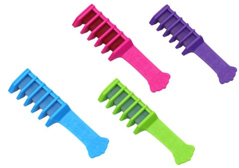 Zestaw Do Farbowania Włosów Grzebienie Kreda 5szt Kolorowe LEAN Toys