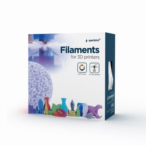 Filament drukarki 3D ABS/1.75 mm/1kg/biały Gembird