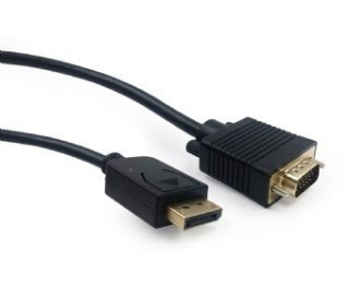 Kabel DisplayPort VGA 1.8m czarny Gembird