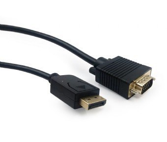 Kabel DisplayPort VGA 1.8m czarny Gembird