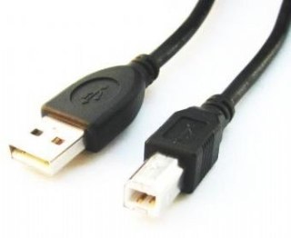 Kabel USB 2.0 typu AB AM-BM 4,5m czarny Gembird