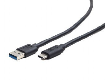 Kabel USB 3.0 typ C AM/CM/0.5m/czarny Gembird
