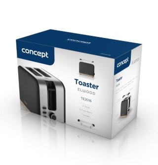 Toster Elwood czarny TE2016 Concept