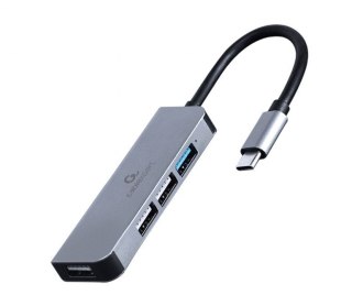Hub 4-portowy USB-C, 3xUSB 2.0, USB 3.1 Gembird