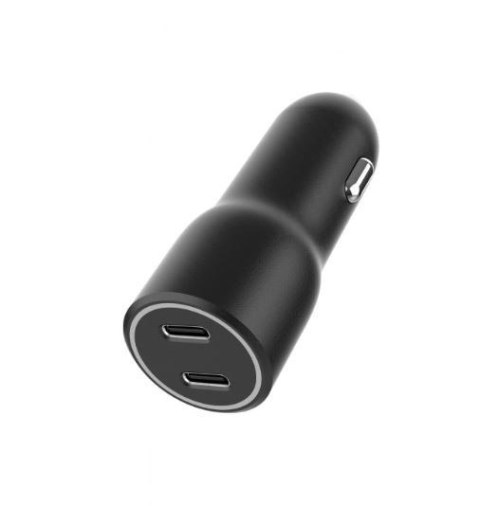 Ładowarka samochodowa 2xUSB-C PD 40W czarna Gembird