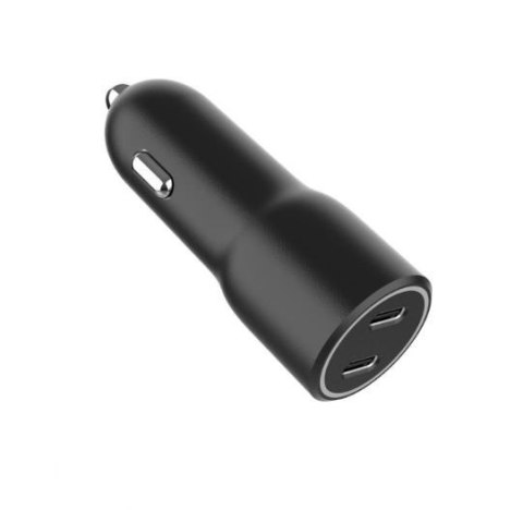Ładowarka samochodowa 2xUSB-C PD 40W czarna Gembird