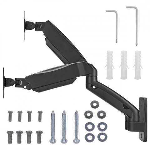 Uchwyt na dwa monitory naścienny MC-988 9kg max, 17-32 cale Maclean
