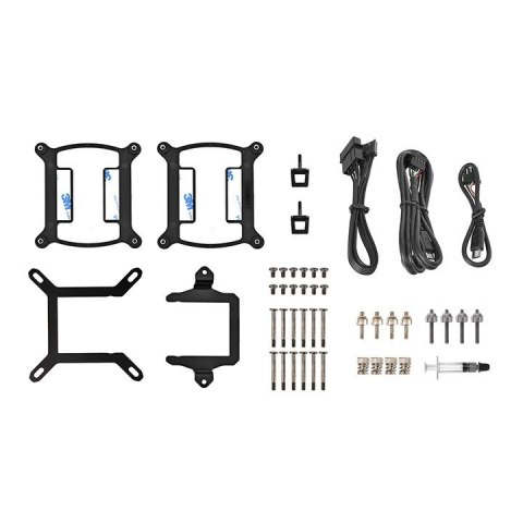 Chłodzenie wodne - Toughliquid Ultra 420 RGB - 2.1" LCD, ToughFan RGB 140mm*3 Thermaltake